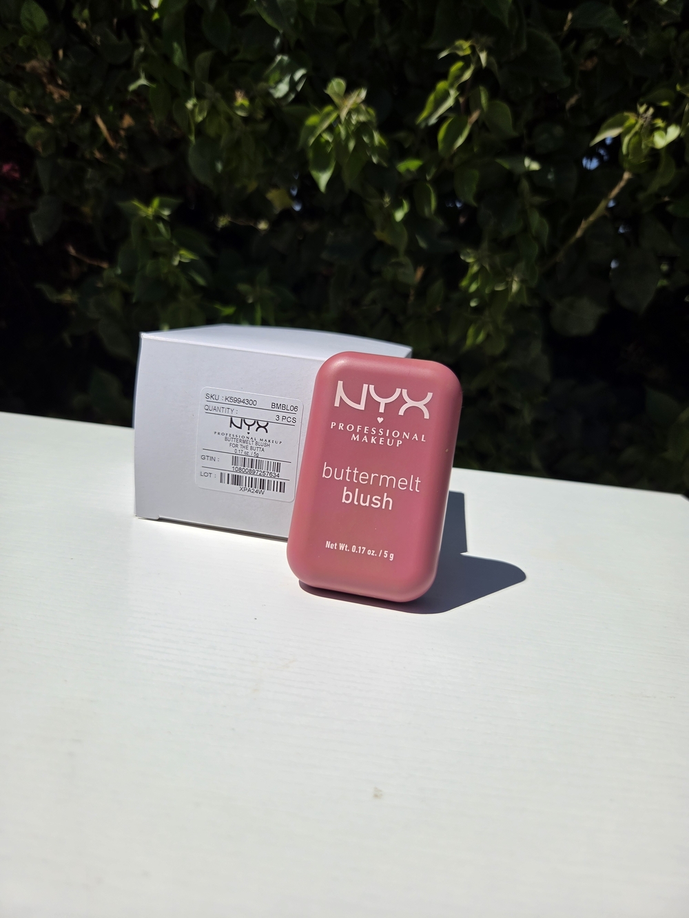3 Pack NYX Buttermelt Powder Blush 'For the Butta' Soft Mauve Vegan New